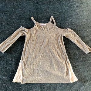 Open-Shoulder Sweater